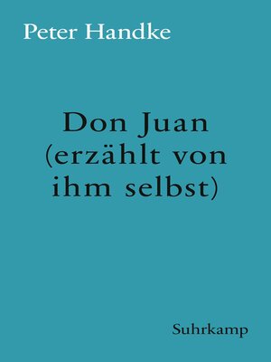 cover image of Don Juan (erzählt von ihm selbst)